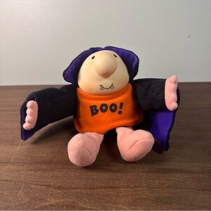 American Greetings Ziggy Halloween Plush Doll  Vampire Dracula 1993 Vintage